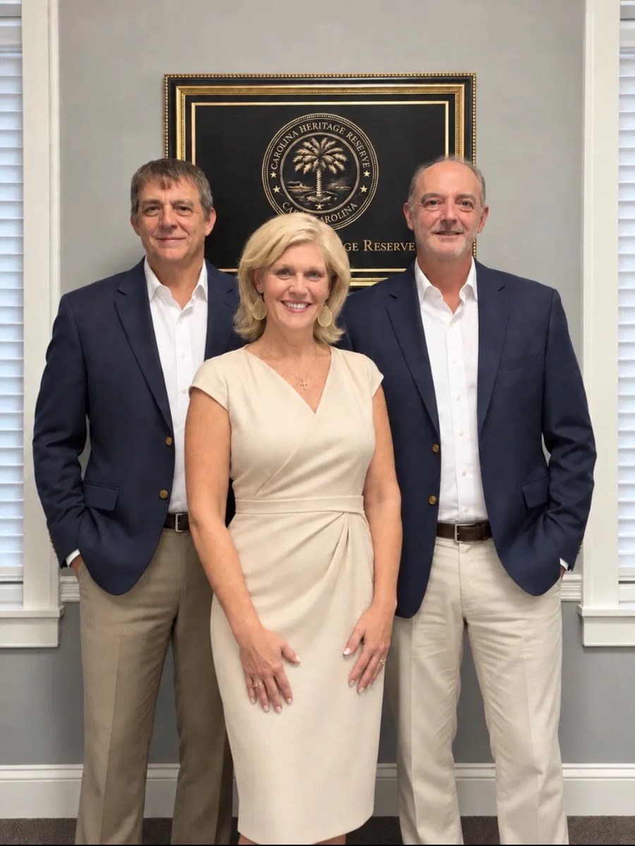 The Carolina Heritage Reserve team — John Benton, Jan Stalvey, and Marshall Benton